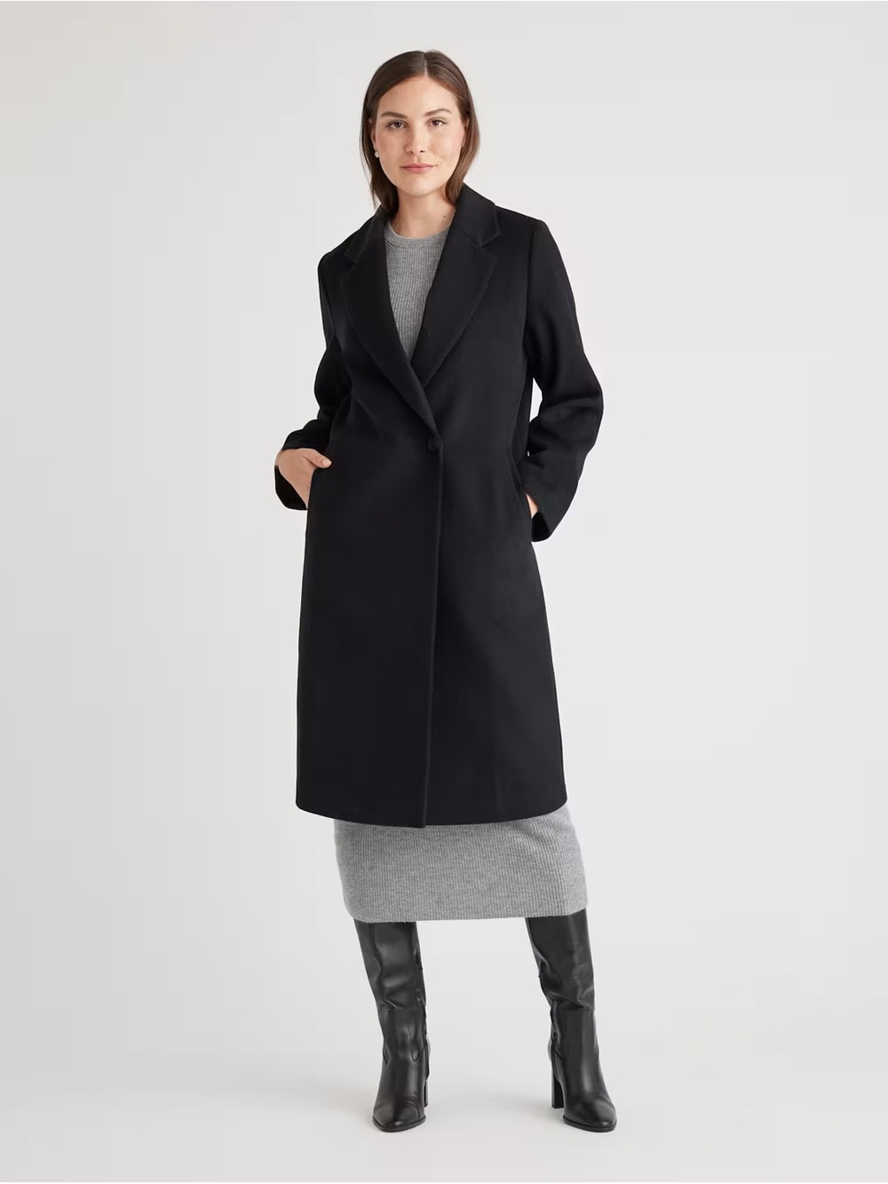 Quince Italian Wool Classic Single-breasted Coat